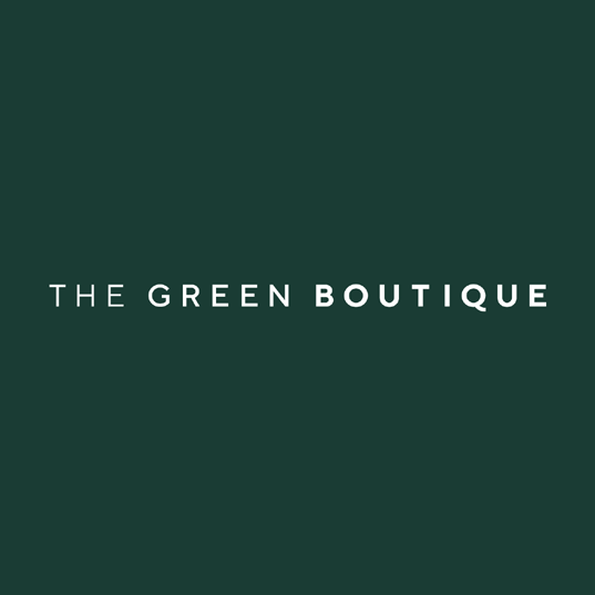 Official Logo The Green Boutique - Primary Lockup